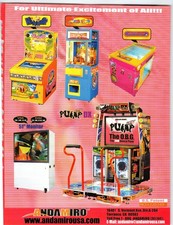 Andamiro Arcade Game Magazine Ad 2001 Pump DX Dance Floor picture