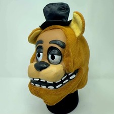 Five Nights at Freddy's Freddy Fazbear Plush Full Head Mask Rubie's 2018 FNAF OS picture