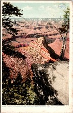 Grand Canyon Of Arizona Near Bridge At Grand View 1910 Vintage Postcard TP13-1 picture