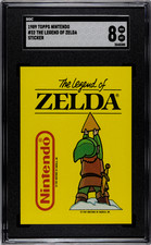 1989 Topps Nintendo #32 The Legend Of Zelda Sticker SGC 8 picture