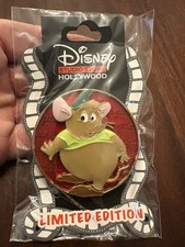 Disney Pin Cinderella Gus Mouse Cursive Cutie DSSH dsf D23 Expo 2022 LE 400 picture