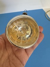 Antique VTG Japan Mercury Glass Kaleidoscope Christmas Ornament Yellow  picture