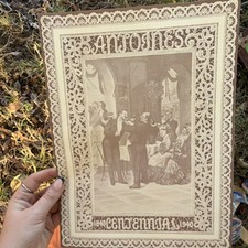 1940 Antoine’s Restaurant New Orleans Centennial Menu Lot 1840–1940 Vintage picture