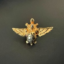 1960s Mercury Era Vintage Turtle Club Frat RARE Winged Pin YBYSAIA Ancient Order picture