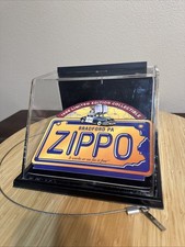 VINTAGE ZIPPO 1998 LIMITED EDITION COLLECTIBLE LIGHTER DISPLAY STAND picture