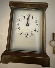 Antique French Brass Carriage Clock Works picture