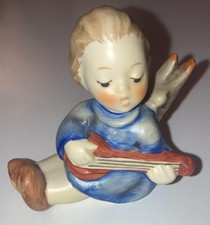 Vintage 1996 Hummel Goebel #238A Angel w/ Lute 2 3/8” Signed Germany picture