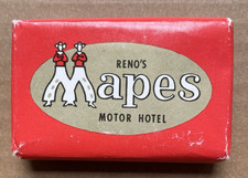 Vintage Reno MAPES MOTOR HOTEL Soap Bar Nevada Ad Advertising Princess picture