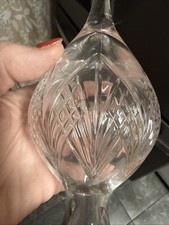 Vintage 1991 Lenox ABBY Crystal Tree Topper Hand-Blown Lead Glass picture
