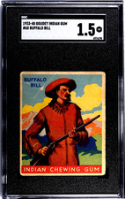 1933 Goudey  Indian Gum Series of 96.  # 60 Buffalo Bill   SGC 1.5 picture