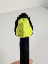 PEZ Vintage Mr. Ugly Black Stem Green Face Witch No Feet Patent Made in USA picture
