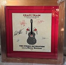 The String Revolution Crazy Train Randy Rhodes Tribute Steve Stevens Signed LP picture