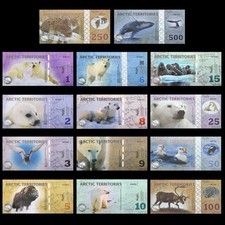 SET Arctic  Territories,/14pcs/ $1-500, Polymer, UNC Arctic Animals picture