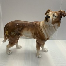 Rare Royal Dux English Mastiff Dog Figurine Czech Porcelain  Excellent Condition picture