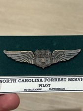 Vintage North Carolina Forest Service Pilot Wings 1977-1989 State Agency picture