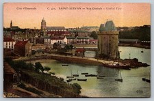 Vintage Saint-Servan General View Postcard Côte d'Emeraude France picture