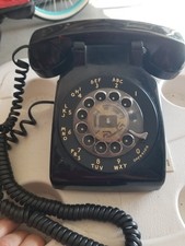 Retro Black Bell Systems Western Electric Rotary Desk Phone Telephone picture