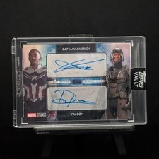 2026 Topps Vault Marvel Captain America &Falcon /25 Dual Auto Anthony Mackie picture