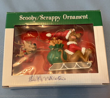 Vintage 1997 Warner Bros. Scooby/Scrappy Ornament, NIB picture