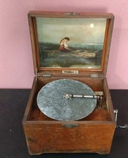  Antique Olympia Music Box 8.75