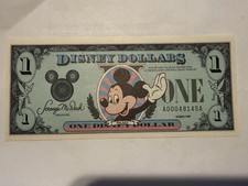 1988 Disney Dollar A00048145A Mickey + 2 Disney Medallions LE150 Lot picture