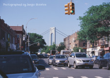 NYC Postcard Verrazano-Narrows Bridge 3rd Ave Bay Ridge, Brooklyn, NY picture