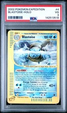2002 POKEMON EXPEDITION #4 BLASTOISE-HOLO PSA 3 picture