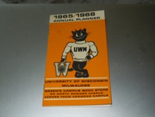Vintage 1965/1966 Annual Planner. Univ. of Wisc. Milwaukee Colad Co. NOS picture