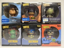 Funko Dorbz Lot of 6 DC Comics Batman, Batgirl, Disney, Warcraft NIB w/Protector picture