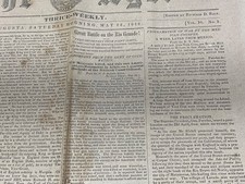 MEXICAN AMERICAN WAR PROCLAMATION 1846 RIO GRANDE GEN TAYLOR TEXAS RANGERS HAYES picture