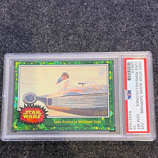 Topps 2022 Star Wars Sapphire Luke Skywalker #25 Green 13/50 PSA 10 picture