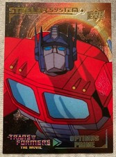 Upper Deck Stellar System 2026 Transformers The Movie - Optimus Prime (#19/25) picture