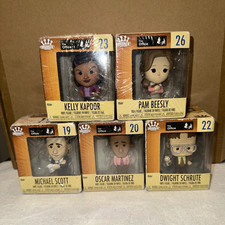 Funko Minis The Office Boxed Figures Michael, Dwight, Pam, Kelly (NEW LOT OF 5) picture
