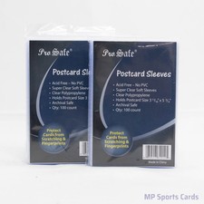 Pro Safe Postcard Soft Sleeves 2 Pack 100ct Ultra Clear picture
