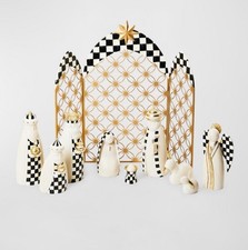 Mackenzie Childs 10 Piece Mini Nativity Set  picture