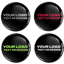 Custom 3D Domed Stickers Personalized Logo Resin Decals Emblems Name Badges picture