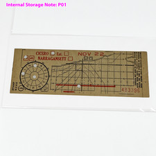 Vintage 1940s 1950s CTA Chicago Cicero Narragansett Transfer Ticket Type 8 picture