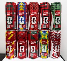 EXTREMELY RARE Coca-Cola Palestine FIFA World Cup 2026 Complete 10 Can Set picture