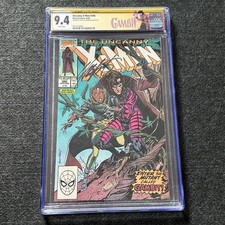 💥 Uncanny X-Men #266 (1990) CGC 9.4 1st Gambit Signed by Claremont,Custom Label picture