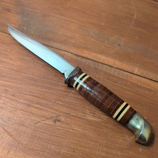 Estwing Sportsman Vintage 1981 Fixed Blade Knife 3.5-4in Drop Point picture