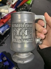 Vintage Oktoberfest Amana Colonies Oct 5th & 6th 1979 Stein Pewter picture