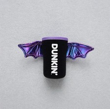 Sealed Dunkin' 2026 Limited Edition Bat Koozie, Batty Sleeve, Halloween Dunkin picture