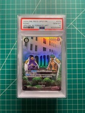 2024 One Piece #78 Issho SP Special Alt Art PSA 10 OP03-078 Fujitora 500 Years picture