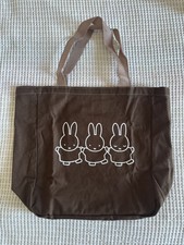New, Unbranded Miffy Large Canvas Blend Tote Bag, Inner Pocket picture