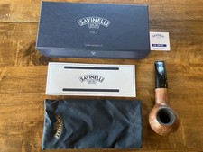 Savinelli Siena 320 KS 9mm Briar Billiard Tobacco Pipe w/ Box & Pouch picture