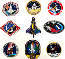 NASA...9 Vintage Decals Stickers + Moon Landing + Columbia Final Flight #104 picture
