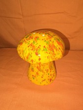 Vintage 1970's Arnels Mushroom Ceramic Orange Salt Shaker picture