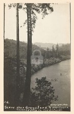 Scene near Graystone CA, Guerneville 1909 RPPC Photo Postcard Copy picture