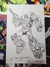 Superion 11x17 Original Inked Art Signed by Michael Fulcher picture