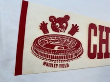 Vintage Chicago Cubs MLB Baseball Pennant picture